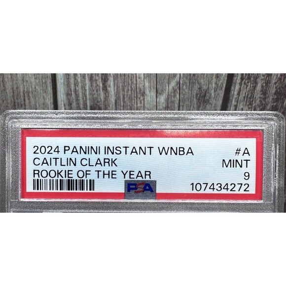 2024-25 Panini Instant WNBA - Caitlin Clark Rookie of the Year #CCRLY-A PSA 9 - Picture 2 of 10